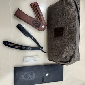 Grooming Kit with Brown and Black Accessories